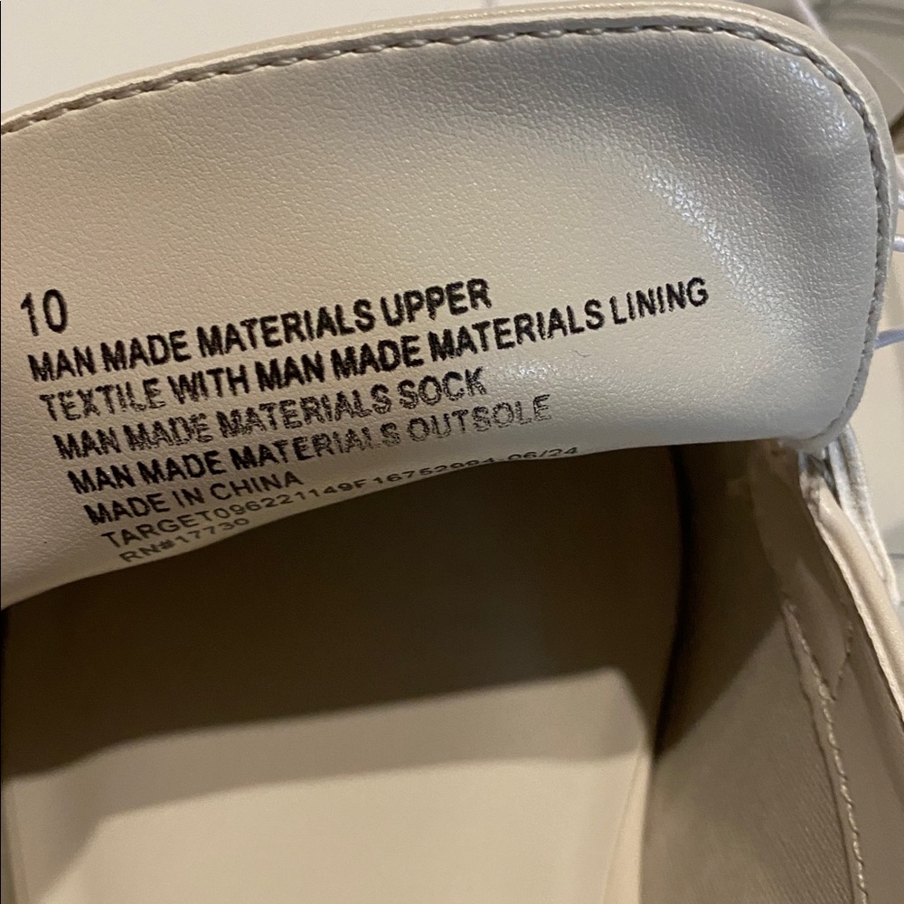 A New Day Womens SZ 10 Sandy Bone Slip On Mules New Shoes - Picture 12 of 12